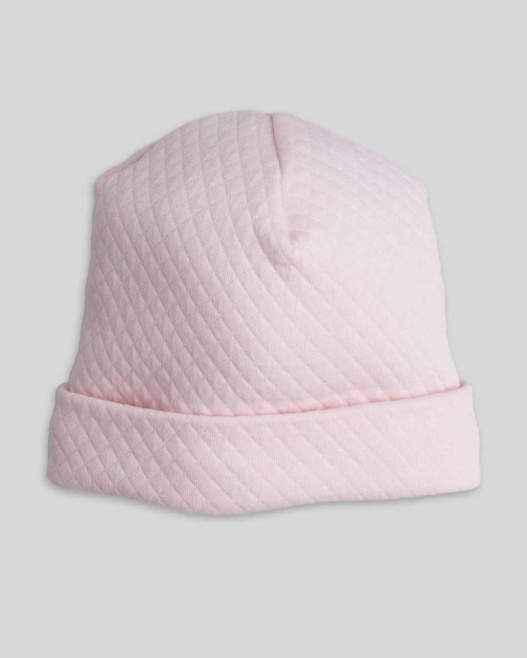 Gorro para bebé niña rosado, ideal para recién nacidos, hecho de algodón suave.