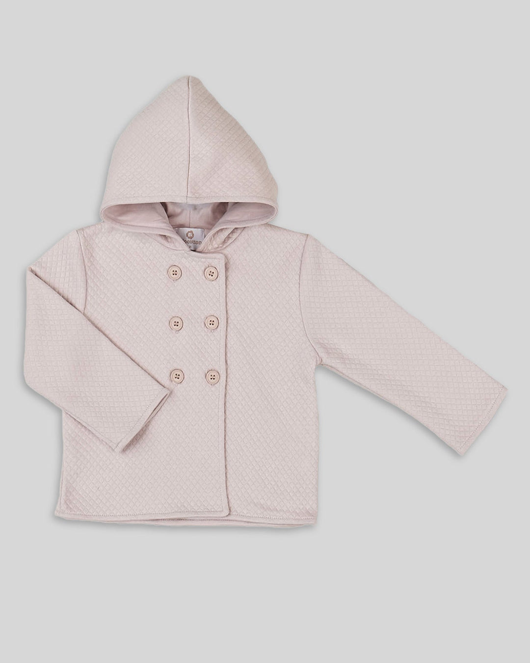 Abrigos para bebés en color nude, suaves y elegantes, ideales para mantener a los pequeños abrigados con estilo.