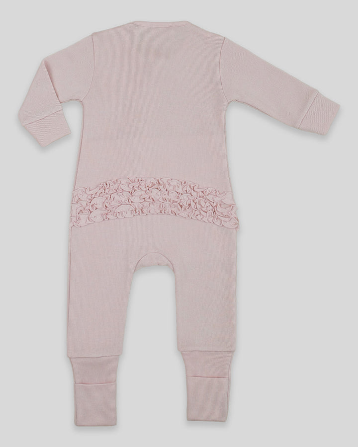 Enterizo Pie Reversible Punto Ingles Nude