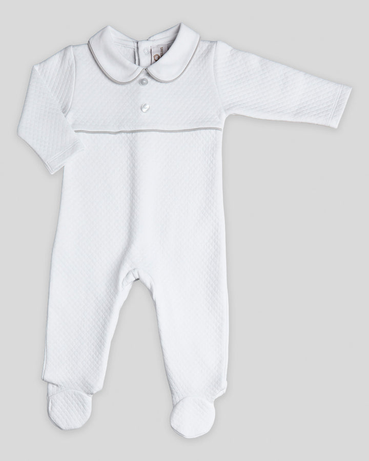 Enterizo Aimar Acolchado con Cuello Blanco