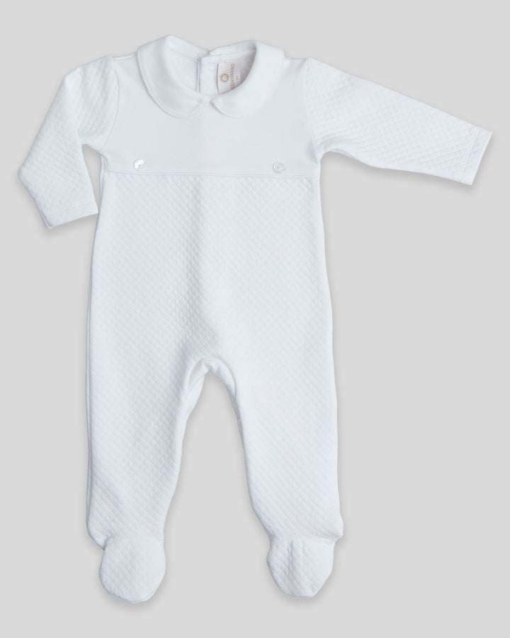 Enterizo Connor Pima con Acolchado Blanco