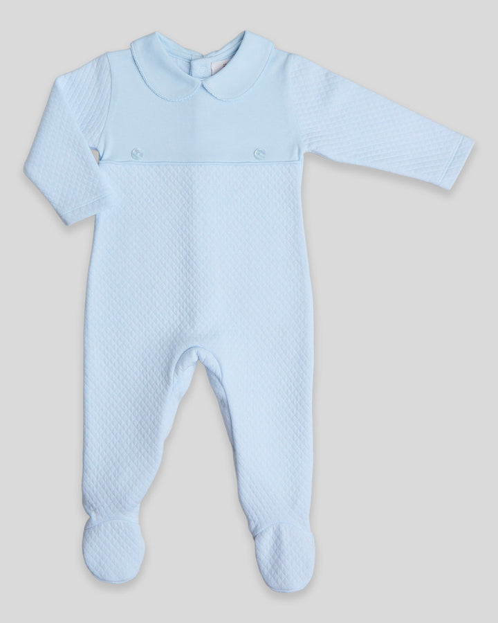 Enterizo Connor Pima con Acolchado Celeste