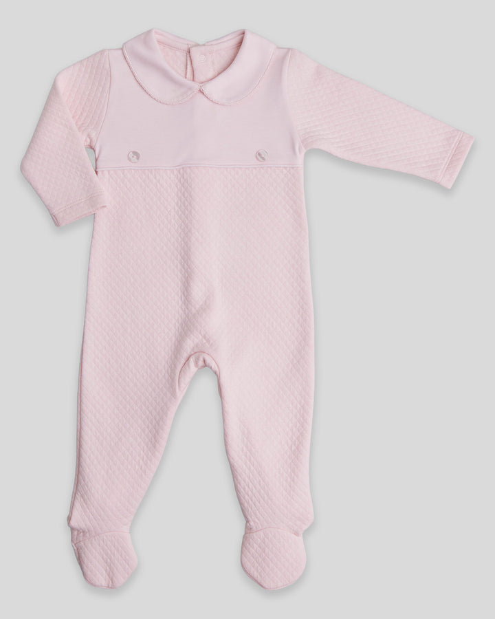 Enterizo Connor Pima con Acolchado Rosado