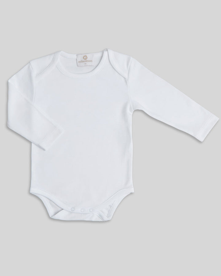 Body para bebés en color blanco, práctico y elegante.