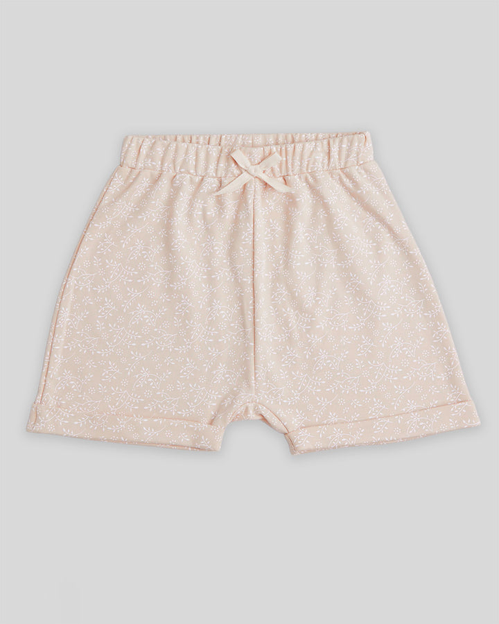 Short Pima latte Hojas Blancas