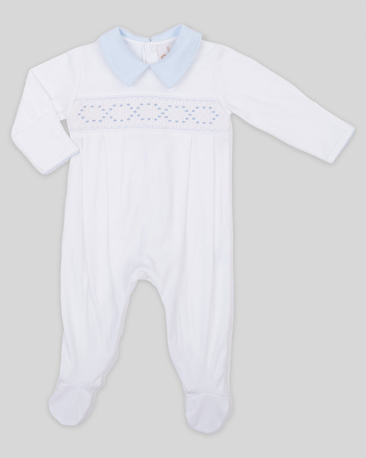 Enterizo Smock Pima Joy Blanco