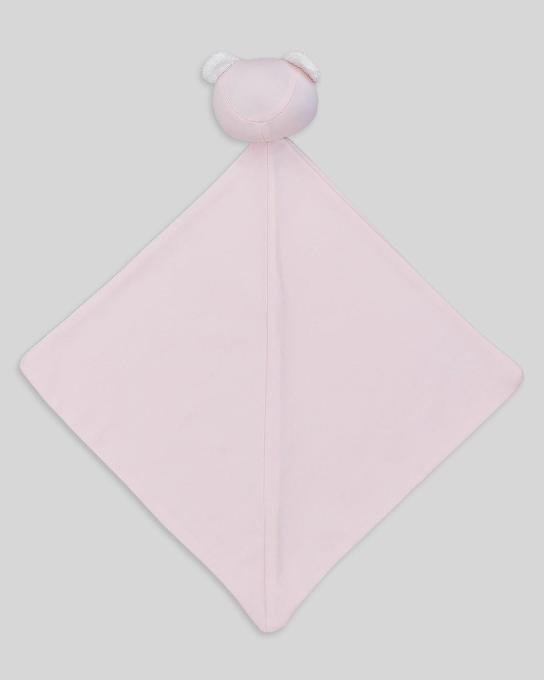 Muñeco de apego para bebes en color rosado, práctico y elegante.