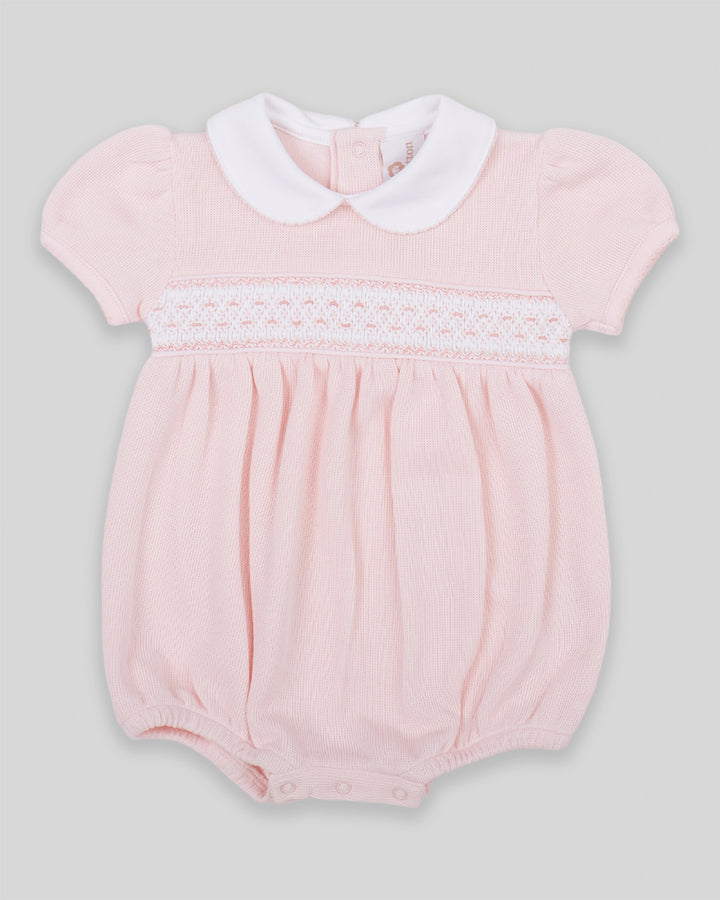 Bombacho Smock Punto Inglés Daphne Rosado