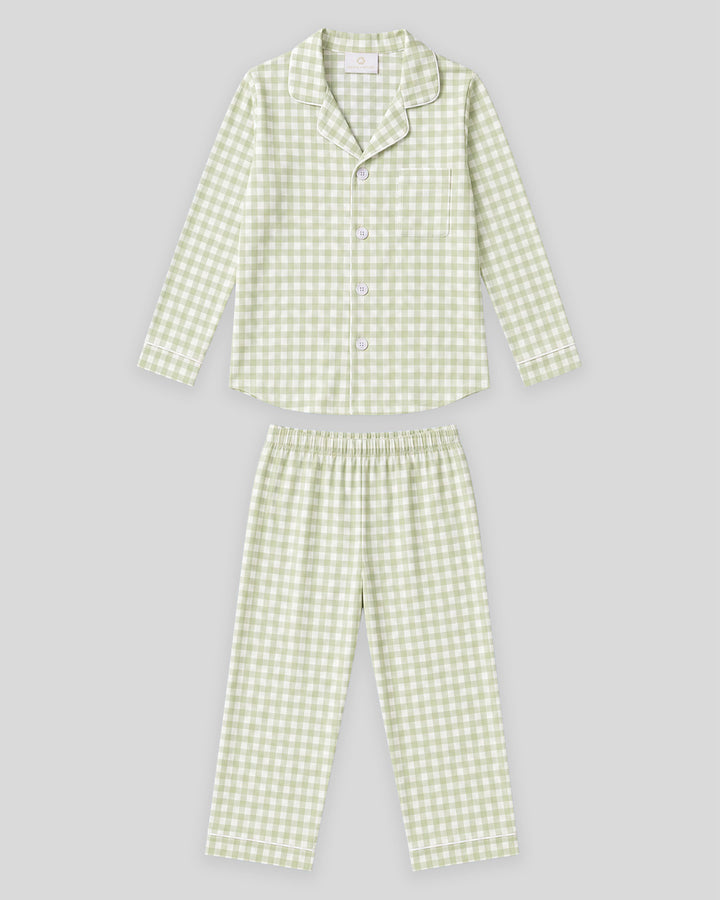 Pijama para Mujer Cuadros Pistacho