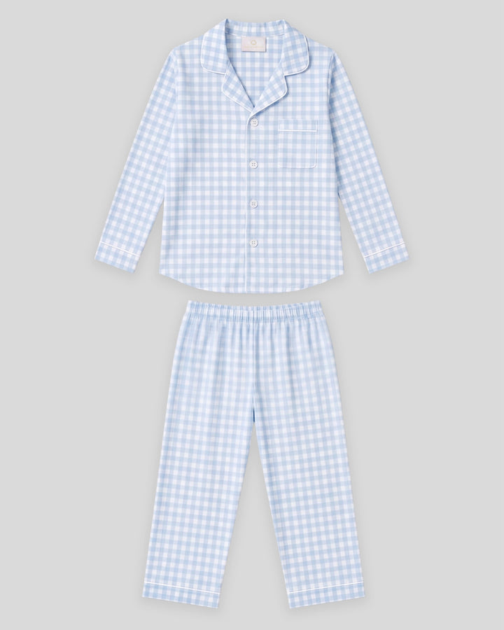 Pijama para Mujer Cuadros Celestes