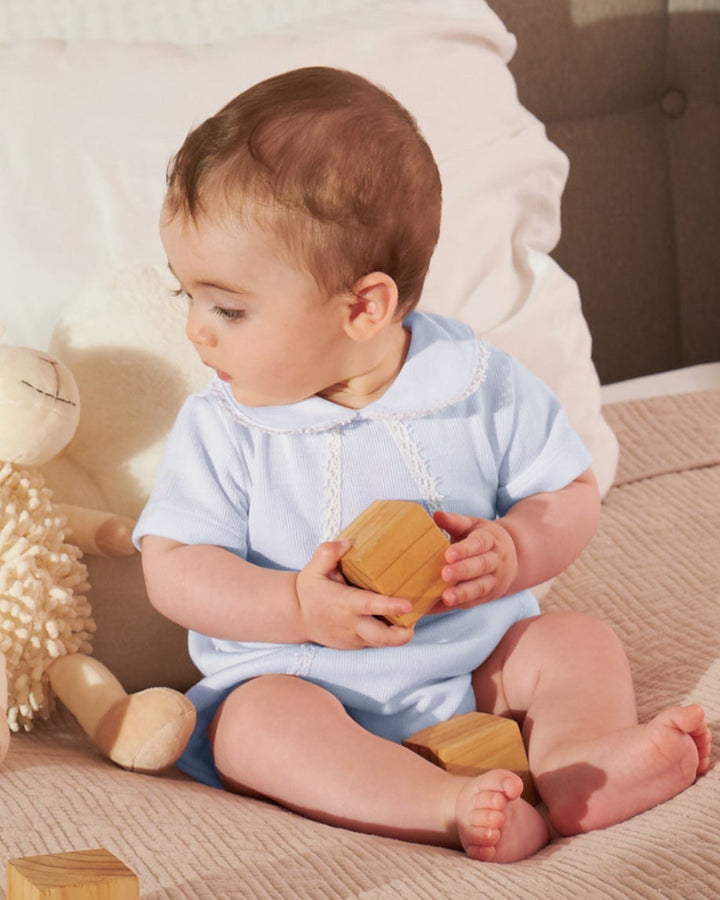 Bombacho Milen punto inglés celeste