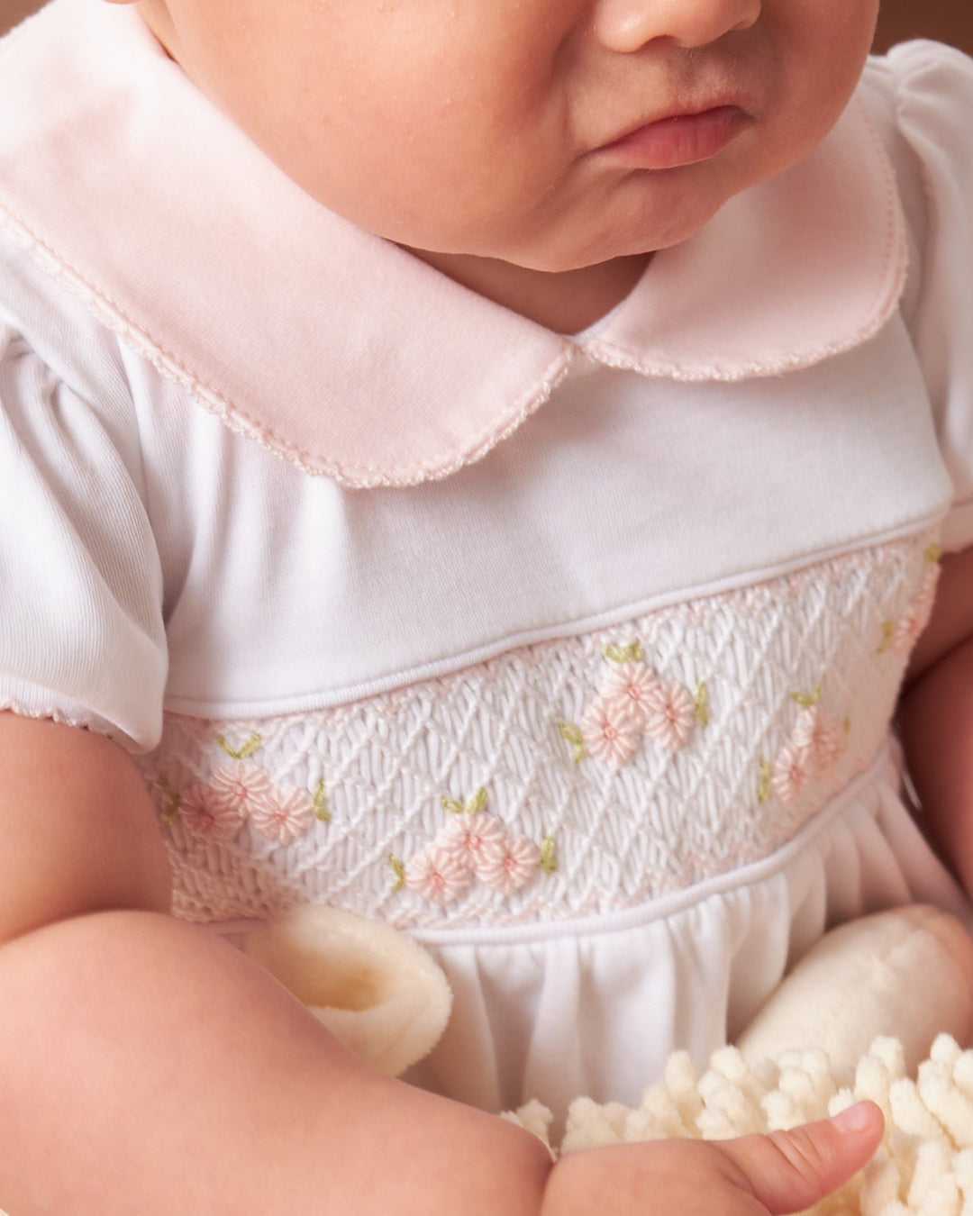 Bombacho Smock Gamuza Calisa Blanco