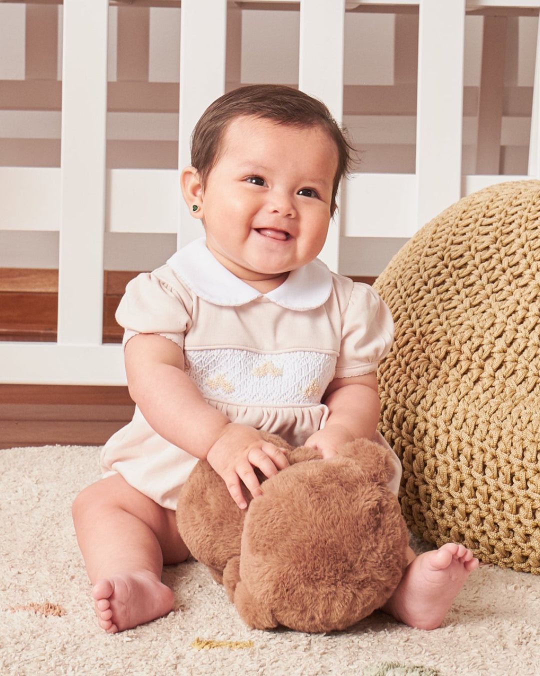 Bombacho Smock Gamuza Calisa Nude