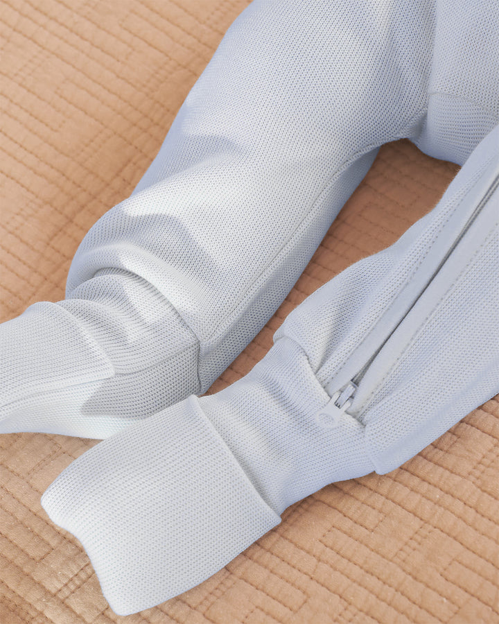 Enterizo Mike Pie Reversible Punto Ingles Celeste