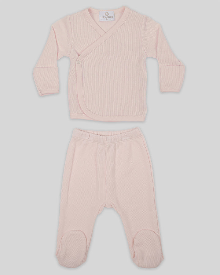 Conjunto Kimono Punto Inglés Nude